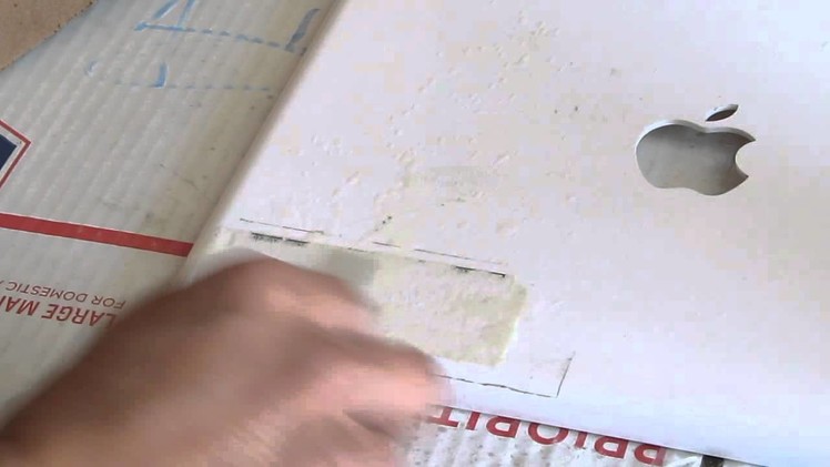How to remove stubborn paper sticker on a smooth surface