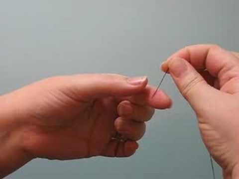 How to Tie a Knot for Hand Sewing