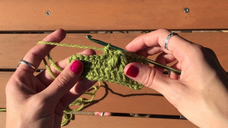 Leaf Stitch Crochet Tutorial