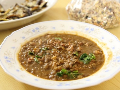 Lentils with Sausage & Nonna - Laura Vitale - Laura in the Kitchen Episode 475