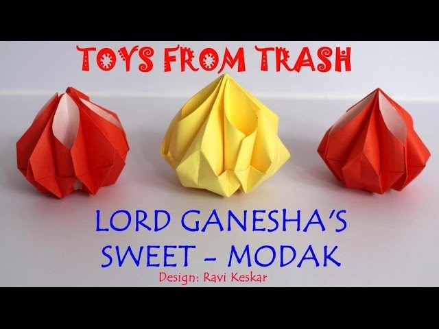 Lord Ganesha's Sweet Modak | Telugu | Fun with Paper