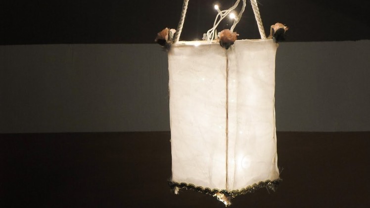 Make a Beautiful Fabric Lantern - DIY Home - Guidecentral