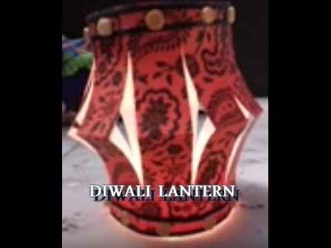 Make Lantern For Diwali With Paper At Home - DIY