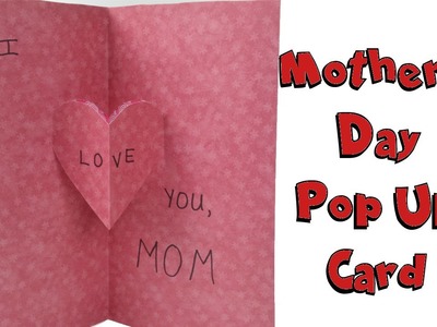 Mother's Day Pop Up Card - DIY with Kid Friendly Toys