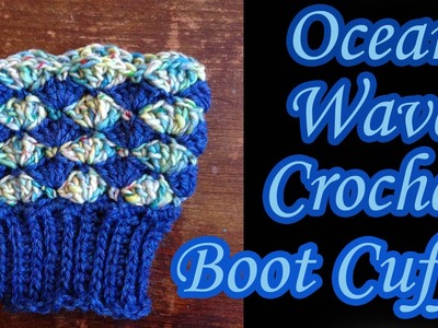 Ocean Wave Boot Cuffs