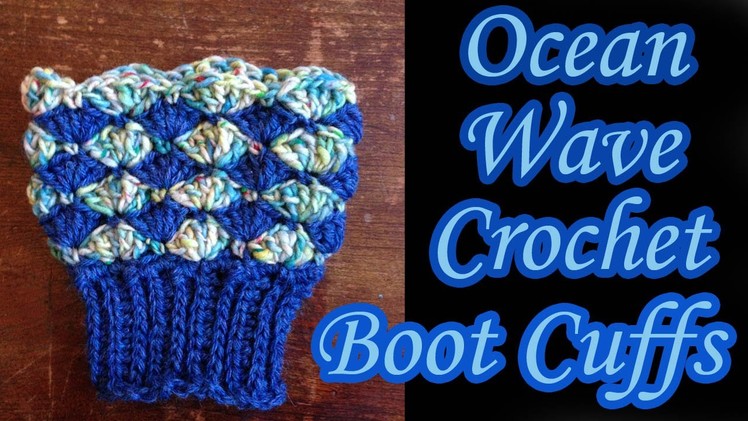 Ocean Wave Boot Cuffs