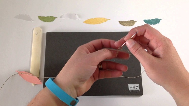 Paper Feather Mobile - Stampin' Up! Artisan Blog Hop - Allison Okamitsu