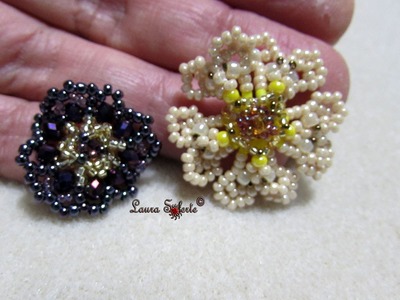 Tutorial di perline e cristalli : modulo fiore Primula