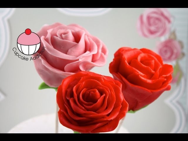 VALENTINES Rose Flower Cakepops - MyCupcakeAddiction & Yoyomax12 Cake Pop Collaboration!