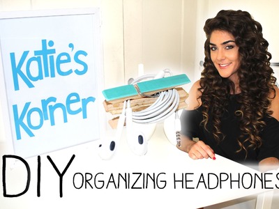 DIY - Organizing Headphones - Katie's Korner