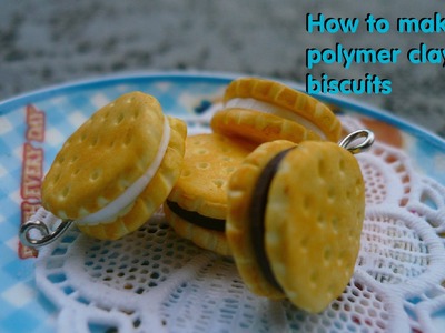 How to make polymer clay biscuits