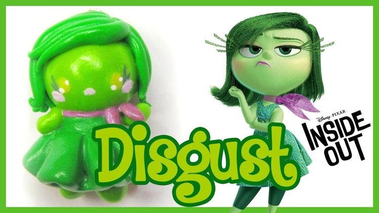 Inside out polymer clay disgust kawaii tutorial