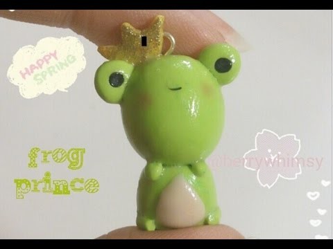 KAWAII FROG PRINCE: Easy Polymer Clay Tutorial ♡ B