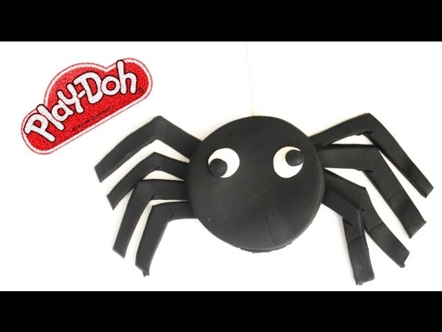 Play Doh Spider Halloween How to DIY