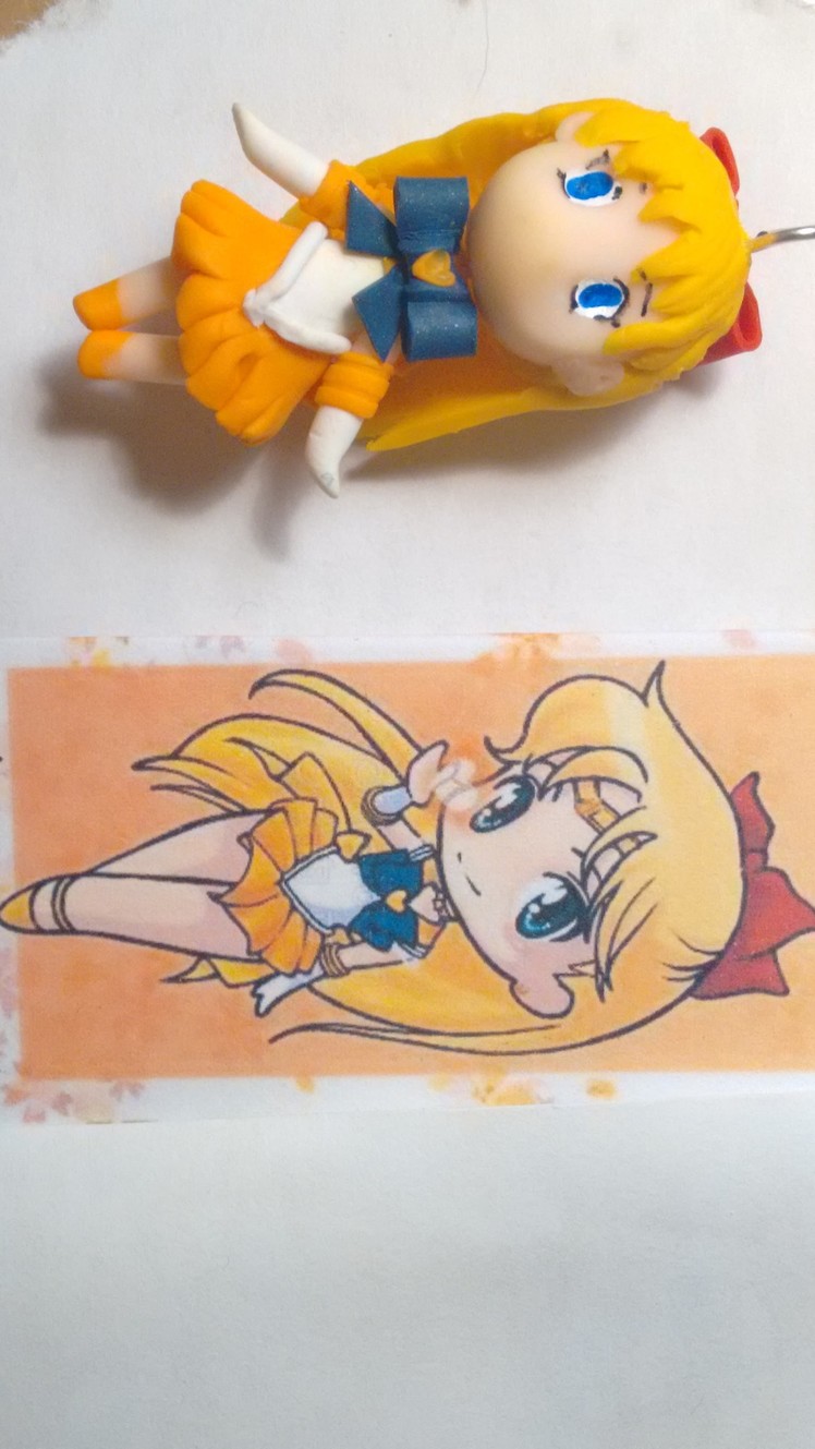 Polymer Clay Sailor Moon Tutorial Series Part 5 - Sailor Venus Chibi