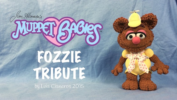 Polymer Clay Tutorial - How to create BABY FOZZIE tribute from the TV show Muppet Babies