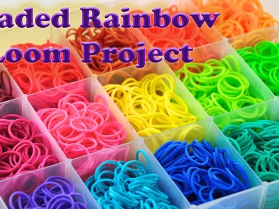 Rainbow Loom Beaded Bracelets.  DIY Seed Beads and Rainbow Loom Project