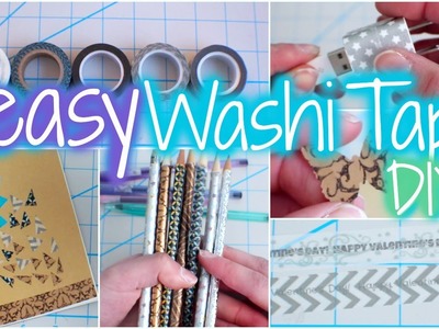 9 Easy Washi Tape DIY's