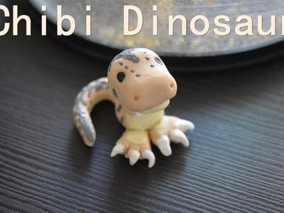 Cute Dinosaur in polymer clay - Tutorial