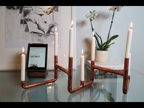 DIY Copper Candle Holder