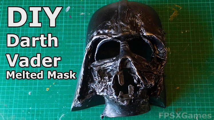 DIY Darth Vader's Melted Mask