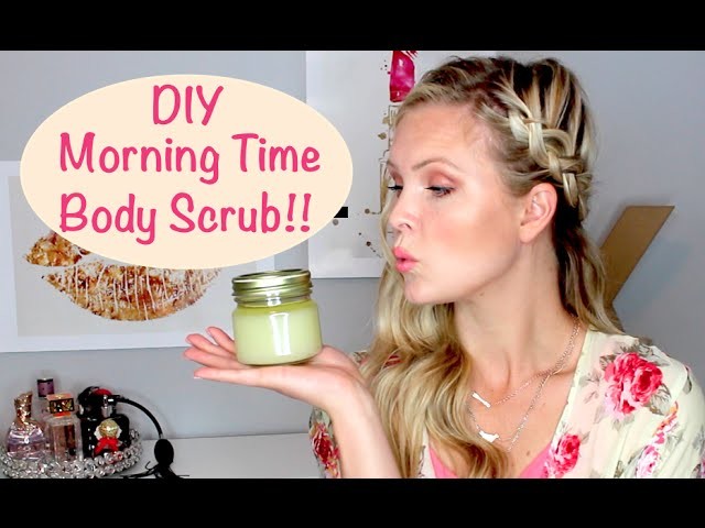 DIY Morning Time Body Scrub using Essential Oils!!