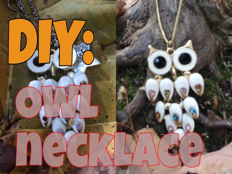 Easy, Cute, DIY Owl Necklace