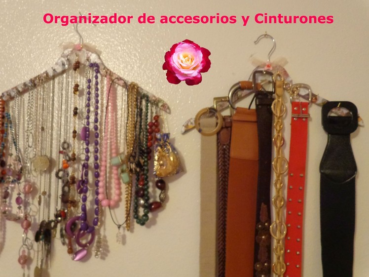Manualidades de Organizador de Accesorio y Cinturones (Organizer accessories and belts)