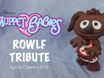 Polymer Clay Tutorial - How to create BABY ROWLF tribute from the TV show Muppet Babies