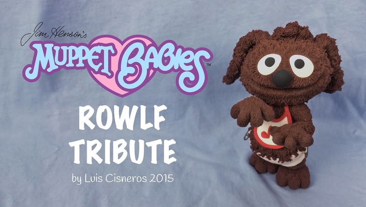 Polymer Clay Tutorial - How to create BABY ROWLF tribute from the TV show Muppet Babies