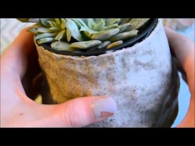 Rock Plant Pot Tutorial, Polymer Cay