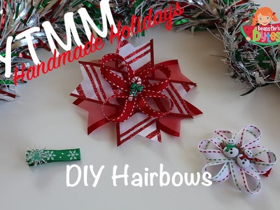 YTMM Homemade Holidays - DIY Christmas Hair Bows