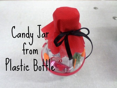 Candy Jar from Plastic Bottle - DIY