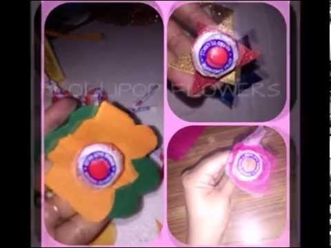 DIY :-) 3 Ideas of Making Lollipop Flowers