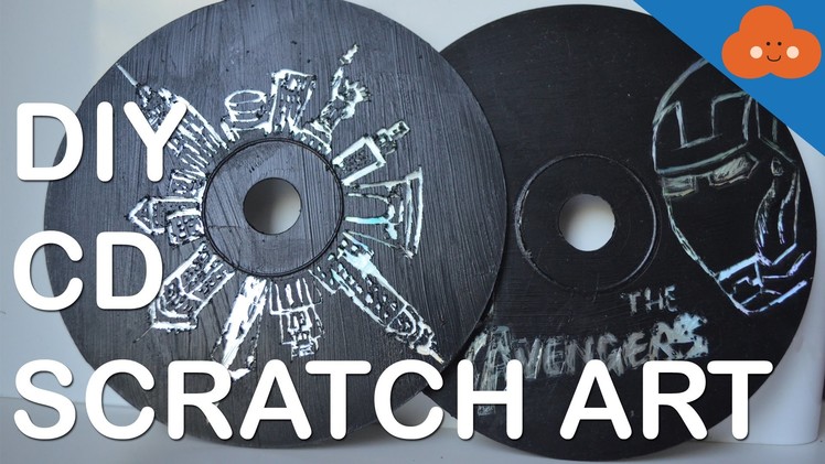 DIY CD SCRATCH ART