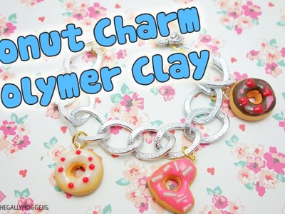 Donut Polymer Clay Charm Bracelet Tutorial - How To