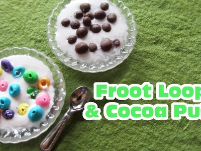 Froot Loops & Cocoa Puffs. Polymer Clay Cereal TUTORIAL