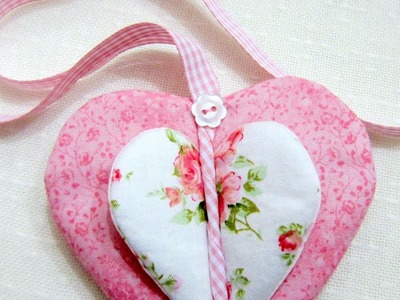 Make a Pretty Fabric Heart Ornament - DIY Home - Guidecentral
