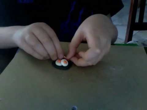 Polymer Clay Bacon and Eggs Turtorial