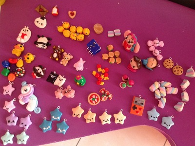 Polymer clay charms update #15