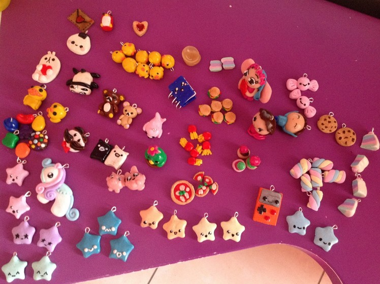 Polymer clay charms update #15