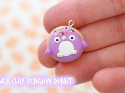 Polymer Clay Penguin Donut Tutorial