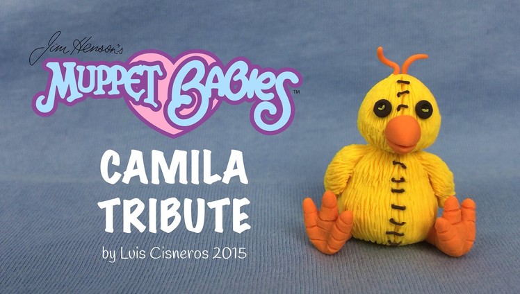 Polymer Clay Tutorial - How to create CAMILA stuffed animal tribute from the TV show Muppet Babies