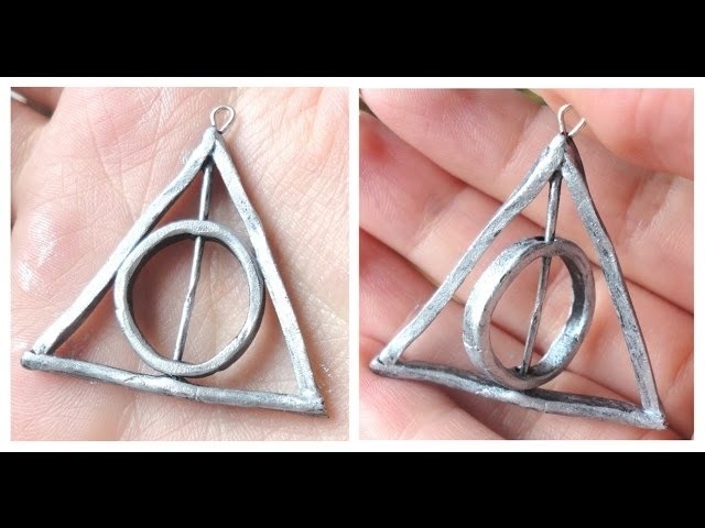 Tutorial: Deathly Hallows Necklace (polymer clay)