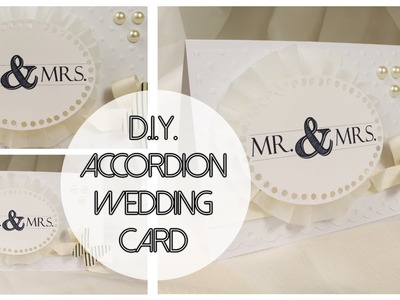 D.I.Y. Accordion wedding card - Biglietto per matrimonio fai da te