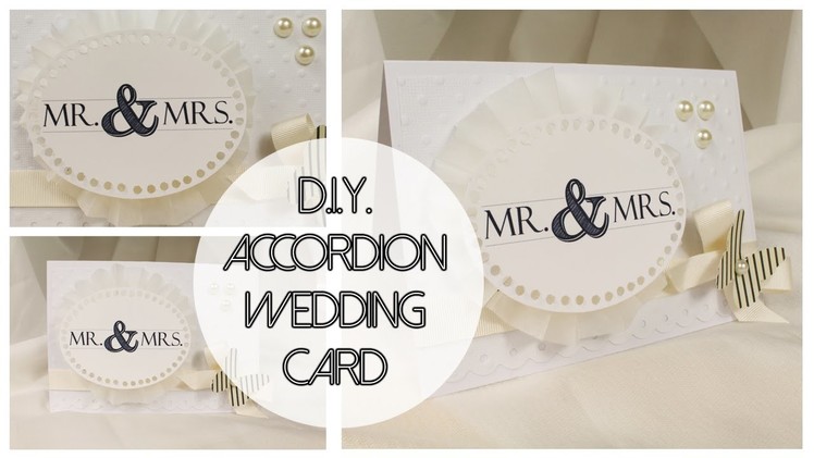 D.I.Y. Accordion wedding card - Biglietto per matrimonio fai da te