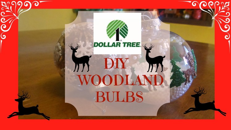 DIY Dollar Tree woodland bulbs