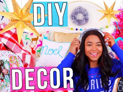 DIY Holiday Room Decorations! Easy DIY Christmas ideas!