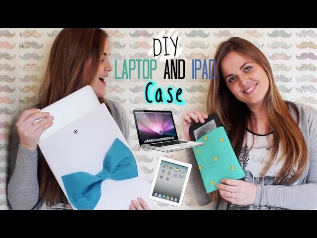DIY Laptop & Ipad Case (Last Minute Valentine's Gift Idea) - DIY Capa Para Notebook
