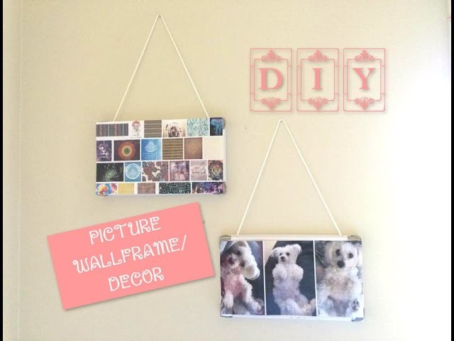 DIY ---► PICTURE WALL FRAME.DECOR ♡